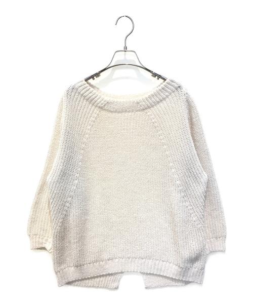 DEUXIEME CLASSE（ドゥーズィエム クラス）Deuxieme Classe (ドゥーズィエム クラス) Lily Linen アゼ プルオーバー　22080500404010 アイボリー サイズ:表記無しの古着・服飾アイテム