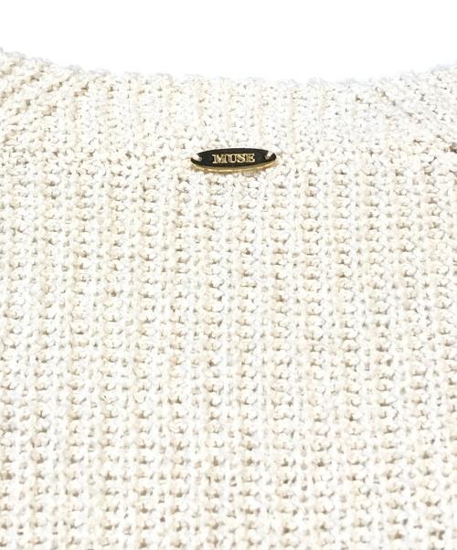 DEUXIEME CLASSE（ドゥーズィエム クラス）Deuxieme Classe (ドゥーズィエム クラス) Lily Linen アゼ プルオーバー　22080500404010 アイボリー サイズ:表記無しの古着・服飾アイテム