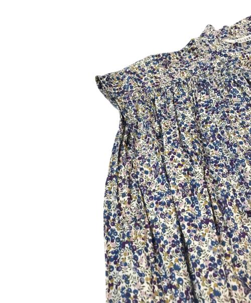 Toujours（トゥジュー）Toujours (トゥジュー) Pleated Sleeveless Long Shirt ブルー サイズ:1の古着・服飾アイテム