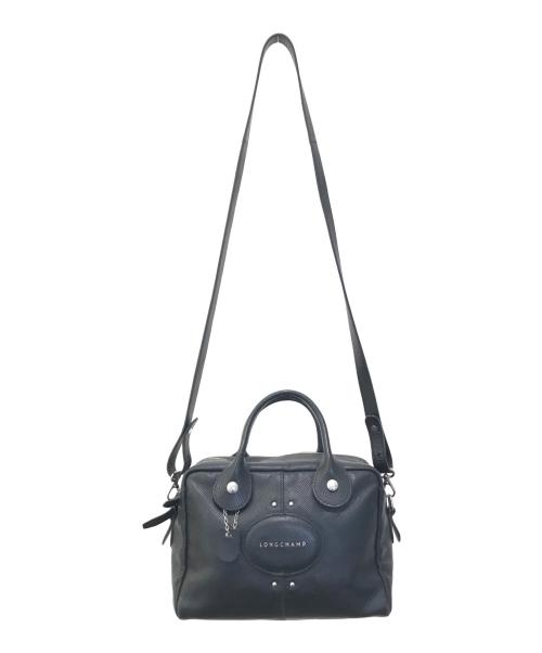 LONGCHAMP（ロンシャン）LONGCHAMP (ロンシャン) 2WAYショルダーバッグ ブラックの古着・服飾アイテム