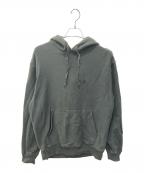 stussyステューシー）の古着「ロゴパーカー　」｜オリーブ