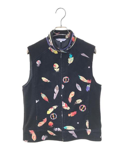 LEONARD（レオナール）LEONARD (レオナール) ベスト　0541712 ブラック サイズ:40の古着・服飾アイテム