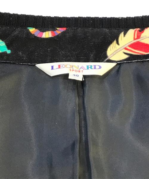 LEONARD（レオナール）LEONARD (レオナール) ベスト　0541712 ブラック サイズ:40の古着・服飾アイテム