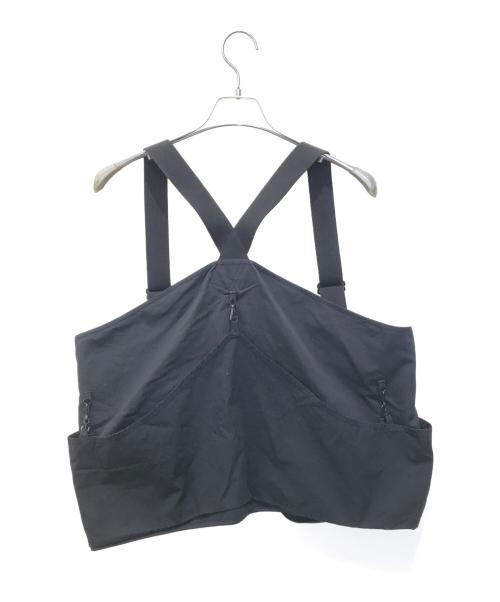 MOUNTAIN RESEARCH（マウンテンリサーチ）MOUNTAIN RESEARCH (マウンテンリサーチ) Flower Carrier Half Vest　MTR-2576 ブラック サイズ:FREEの古着・服飾アイテム