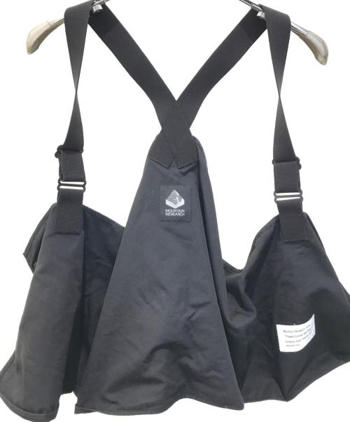 MOUNTAIN RESEARCH（マウンテンリサーチ）MOUNTAIN RESEARCH (マウンテンリサーチ) Flower Carrier Half Vest　MTR-2576 ブラック サイズ:FREEの古着・服飾アイテム