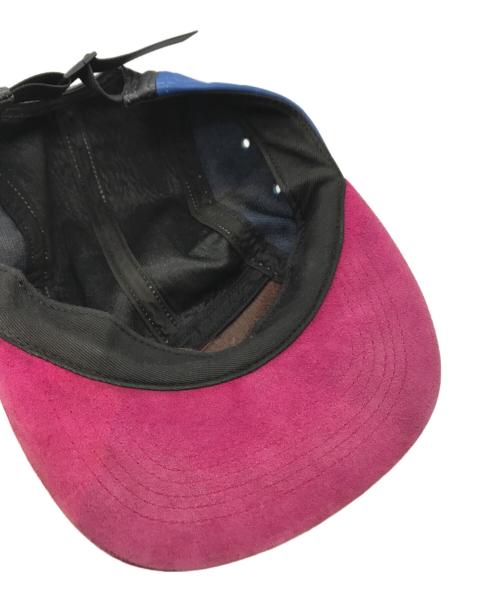SUPREME（シュプリーム）Supreme (シュプリーム) Leather Suede 5 Panel Box LOgo Camp Jet Cap hat マルチカラー サイズ:表記無しの古着・服飾アイテム
