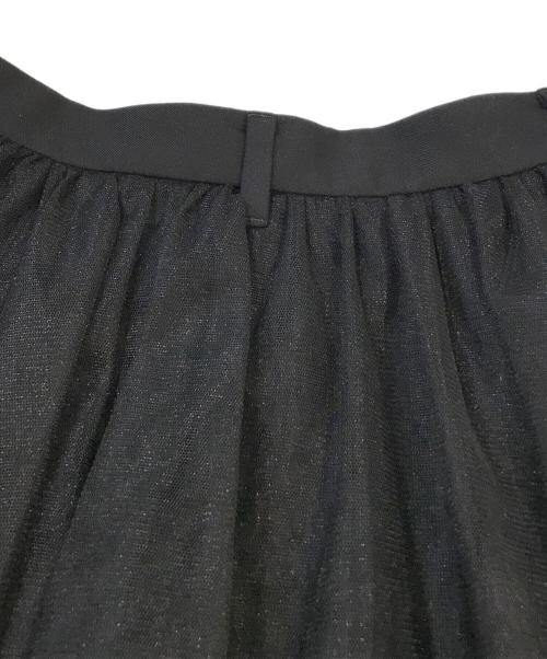 CLANE（クラネ）CLANE (クラネ) VOLUME LONG PANIER SKIRT　15109-6012 ブラック サイズ:1の古着・服飾アイテム
