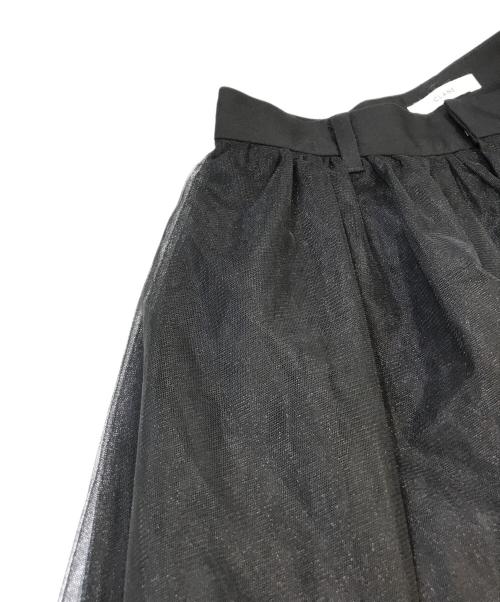 CLANE（クラネ）CLANE (クラネ) VOLUME LONG PANIER SKIRT　15109-6012 ブラック サイズ:1の古着・服飾アイテム