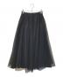 CLANE（クラネ）の古着「VOLUME LONG PANIER SKIRT　15109-6012」｜ブラック