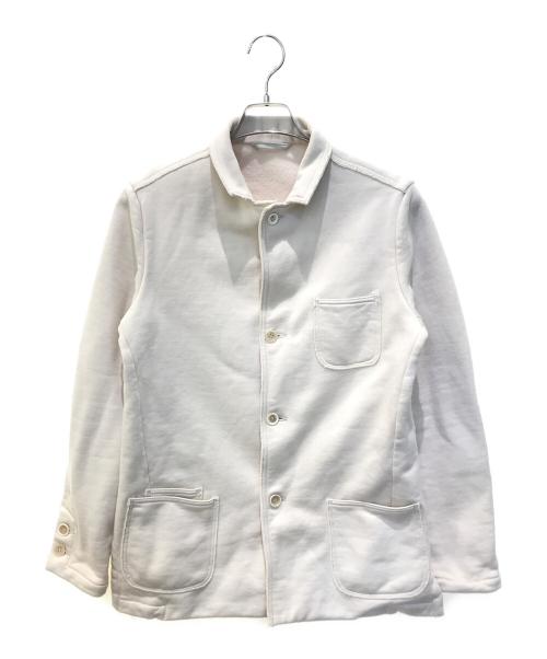 45R（フォーティファイブ・アール）45R (フォーティファイブ・アール) 裏毛スウェットジャケット アイボリー サイズ:3の古着・服飾アイテム