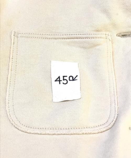 45R（フォーティファイブ・アール）45R (フォーティファイブ・アール) 裏毛スウェットジャケット アイボリー サイズ:3の古着・服飾アイテム