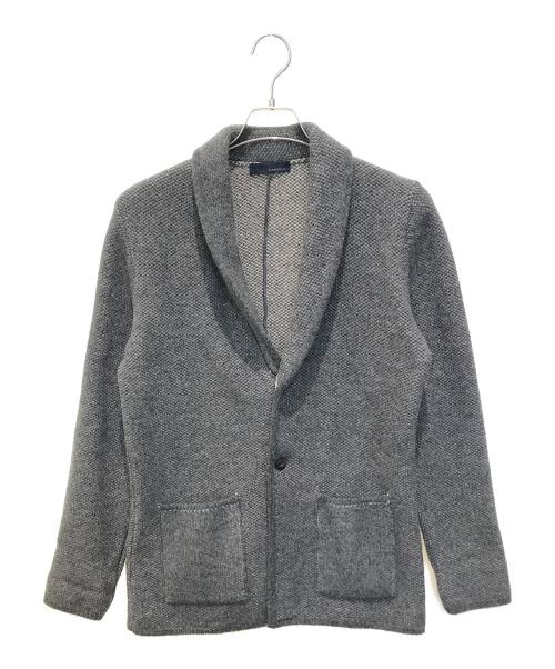 LARDINI（ラルディーニ）LARDINI (ラルディーニ) ニットジャケット　JFLJM02 グレー サイズ:Mの古着・服飾アイテム