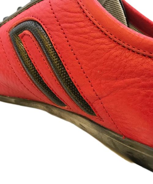 negroni（ネグローニ）NEGRONI (ネグローニ) ドライビングシューズ　15944 レッド×ブラック サイズ:25の古着・服飾アイテム