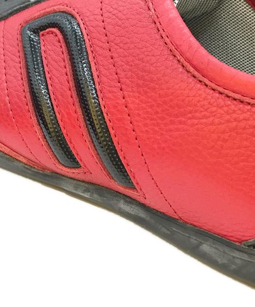 negroni（ネグローニ）NEGRONI (ネグローニ) ドライビングシューズ　15944 レッド×ブラック サイズ:25の古着・服飾アイテム