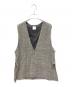 Spick and Span（スピックアンドスパン）の古着「リネンツイードベスト　24051200214010」｜ブラウン