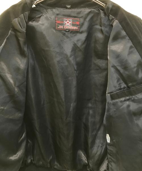 JH Design（ジェイエイチデザイン）JH DESIGN (ジェイエイチデザイン) レーシングジャケット ブラック サイズ:Lの古着・服飾アイテム