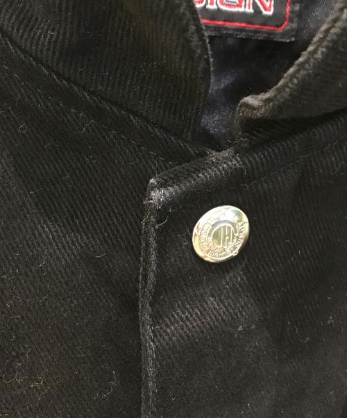 JH Design（ジェイエイチデザイン）JH DESIGN (ジェイエイチデザイン) レーシングジャケット ブラック サイズ:Lの古着・服飾アイテム