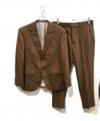 GINZA Global styleギンザグローバルスタイル）の古着「セットアップスーツ」｜ブラウン