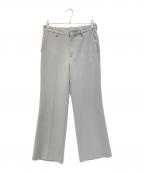 FRAMeWORKフレームワーク）の古着「セミフレアパンツ　24030220324210」｜ライトグレー