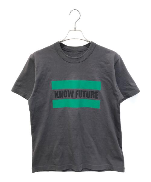 sacai（サカイ）sacai (サカイ) KNOW FUTURE T-Shirt　24-0720S グレー サイズ:2の古着・服飾アイテム