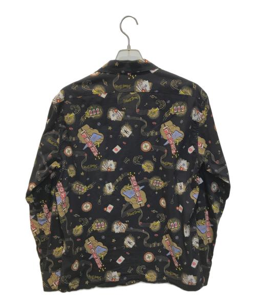 Schott（ショット）Schott (ショット) オープンカラーカジノシャツ　3115078 ブラック サイズ:Mの古着・服飾アイテム