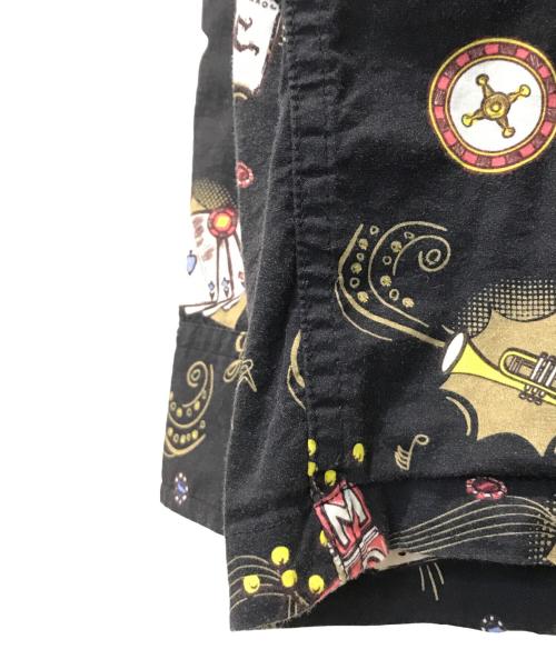 Schott（ショット）Schott (ショット) オープンカラーカジノシャツ　3115078 ブラック サイズ:Mの古着・服飾アイテム