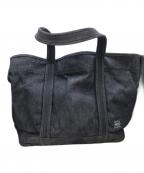 PORTER GIRLポーターガール）の古着「BOYFRIEND TOTE DENIM」｜インディゴ