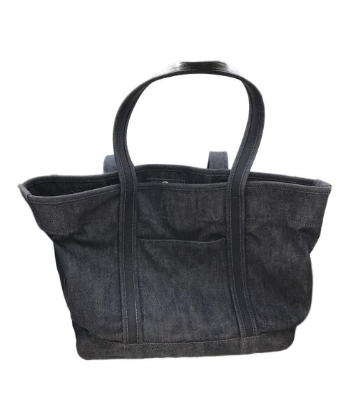 PORTER GIRL（ポーターガール）PORTER GIRL (ポーターガール) BOYFRIEND TOTE DENIM インディゴ サイズ:表記無しの古着・服飾アイテム