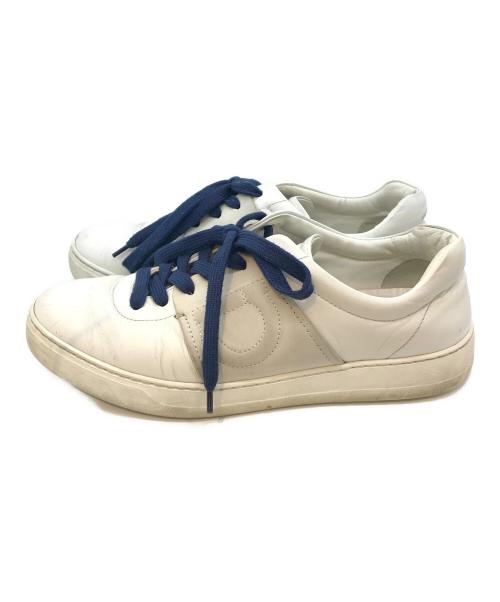 Salvatore Ferragamo（サルヴァトーレ フェラガモ）Salvatore Ferragamo (サルヴァトーレ フェラガモ) スニーカー ホワイト サイズ:7の古着・服飾アイテム