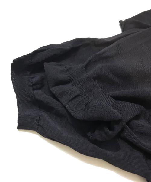 JENNE（ジェンヌ）JENNE (ジェンヌ) ベーシッククルーネックニット ネイビー サイズ:Lの古着・服飾アイテム