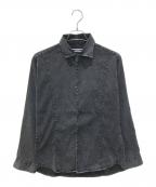 RIELABOリエラボ）の古着「ストレッチドビーホリゾンタルカラーシャツ　5164-8051」｜グレー