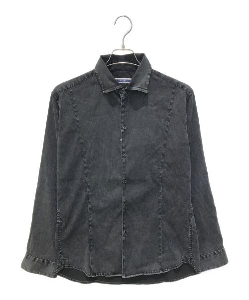 RIELABO（リエラボ）RIELABO (リエラボ) ストレッチドビーホリゾンタルカラーシャツ　5164-8051 グレー サイズ:46 未使用品の古着・服飾アイテム