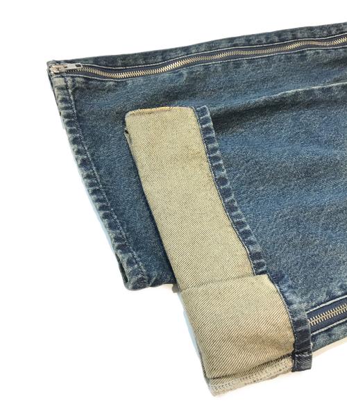 HARE（ハレ）HARE (ハレ) ジップデニムパンツ　HA010177TO インディゴ サイズ:MEDIUMの古着・服飾アイテム