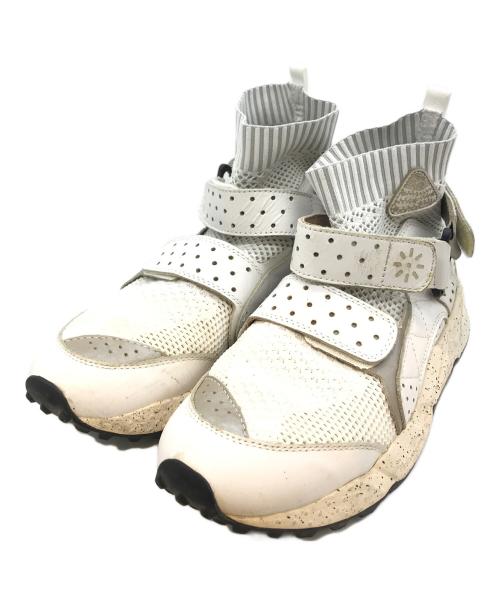 Flower MOUNTAIN（フラワーマウンテン）flower mountain (フラワーマウンテン) スニーカー　FM28005 ホワイト サイズ:27.5の古着・服飾アイテム