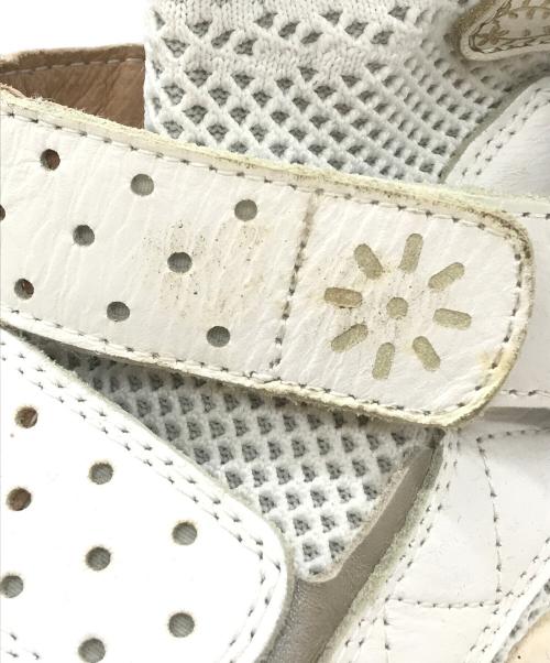 Flower MOUNTAIN（フラワーマウンテン）flower mountain (フラワーマウンテン) スニーカー　FM28005 ホワイト サイズ:27.5の古着・服飾アイテム