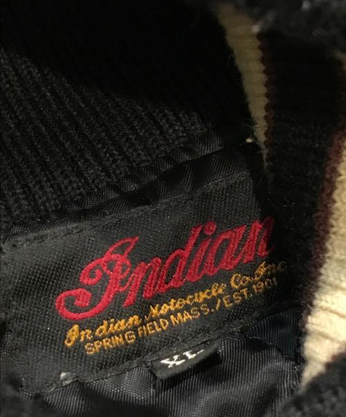INDIAN MOTORCYCLE（インディアンモーターサイクル）INDIAN MOTORCYCLE (インディアンモーターサイクル) スタジャン ブラック サイズ:XLの古着・服飾アイテム