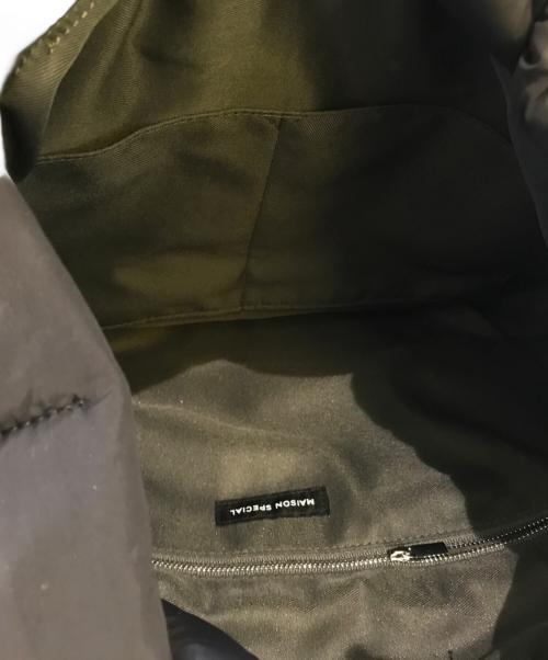 MAISON SPECIAL（メゾンスペシャル）MAISON SPECIAL (メゾンスペシャル) Shirring Big Tote Bag ブラックの古着・服飾アイテム