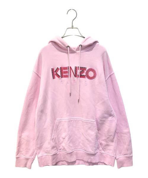 KENZO（ケンゾー）KENZO (ケンゾー) プルオーバーパーカー　F962SW761962 ピンク サイズ:Mの古着・服飾アイテム
