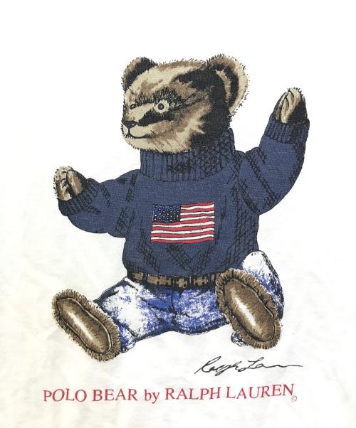 POLO RALPH LAUREN（ポロ・ラルフローレン）POLO RALPH LAUREN (ポロ・ラルフローレン) Tシャツ ホワイト サイズ:170の古着・服飾アイテム