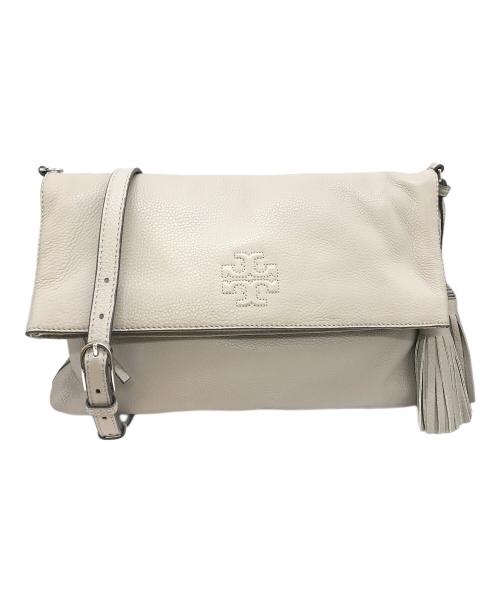 TORY BURCH（トリーバーチ）TORY BURCH (トリーバーチ) THEA FOLD-OVER MESSENGER　29105 ブラウンの古着・服飾アイテム