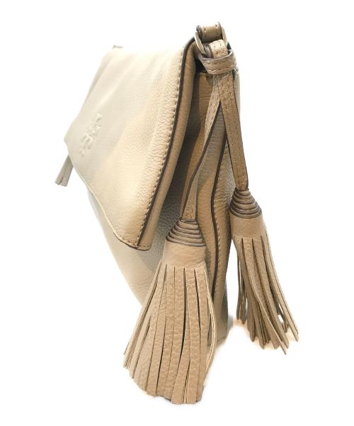 TORY BURCH（トリーバーチ）TORY BURCH (トリーバーチ) THEA FOLD-OVER MESSENGER　29105 ブラウンの古着・服飾アイテム