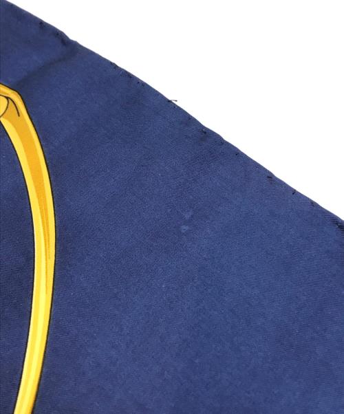 CELINE（セリーヌ）CELINE (セリーヌ) スカーフ ネイビーの古着・服飾アイテム