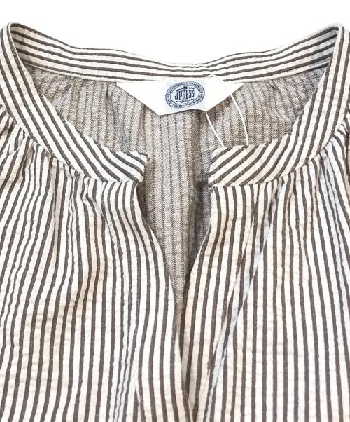 J.PRESS（ジェイプレス）J.PRESS (ジェイプレス) サッカージャージー ワンピース　7101915 ホワイト サイズ:9 未使用品の古着・服飾アイテム