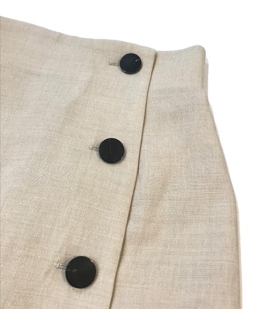 icB（アイシービー）icB (アイシービー) Fine Weave スカート　6901670 ベージュ サイズ:6」の古着・服飾アイテム