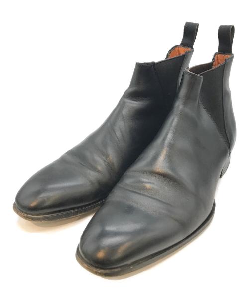 Santoni（サントーニ）Santoni (サントーニ) サイドゴアブーツ ブラック サイズ:8 1/2の古着・服飾アイテム