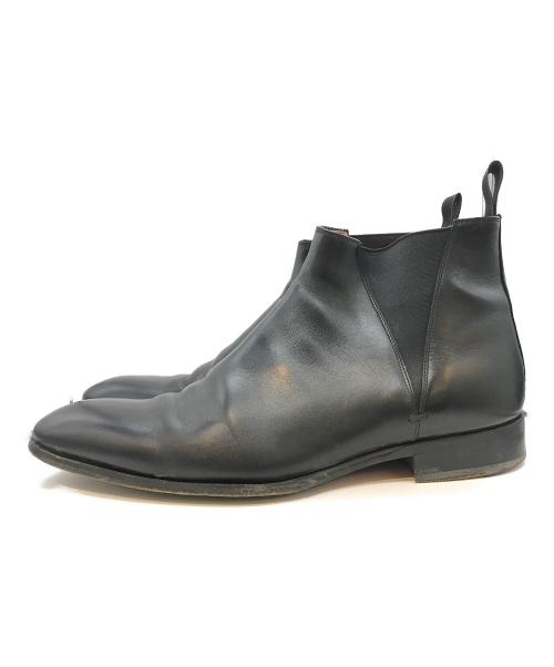 Santoni（サントーニ）Santoni (サントーニ) サイドゴアブーツ ブラック サイズ:8 1/2の古着・服飾アイテム