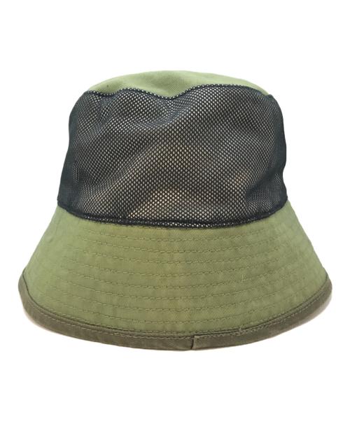 N°21（ヌメロヴェントゥーノ）N°21 (ヌメロヴェントゥーロ) バケットハット グリーンの古着・服飾アイテム