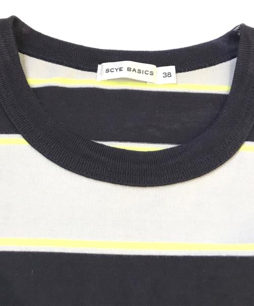 SCYEBASICS（サイベーシックス）SCYEBASICS (サイベーシックス) Tシャツ　MPT-570 ベージュ サイズ:38の古着・服飾アイテム