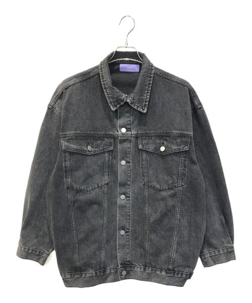 wee9s（ウィークス）wee9s (ウィークス) perfect silhouette buddy denim jacket ブラック サイズ:FREEの古着・服飾アイテム