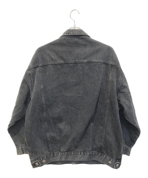 wee9s（ウィークス）wee9s (ウィークス) perfect silhouette buddy denim jacket ブラック サイズ:FREEの古着・服飾アイテム